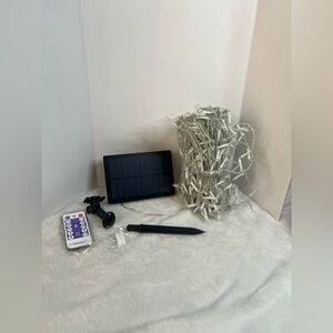 Solar Powered Christmas StringLights Holiday Decoration IndoorOutdoor Multicolor